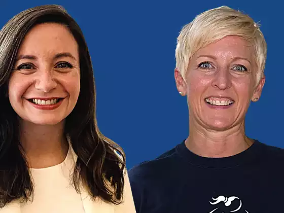 Jill Eid and Lea Rolfes - Class Instructor