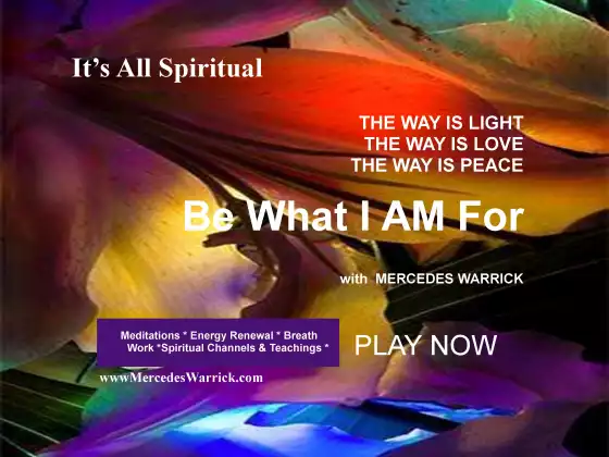 BE WHAT I AM FOR