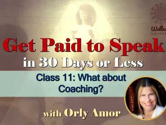 Class 11: What about coaching? with Orly Amor