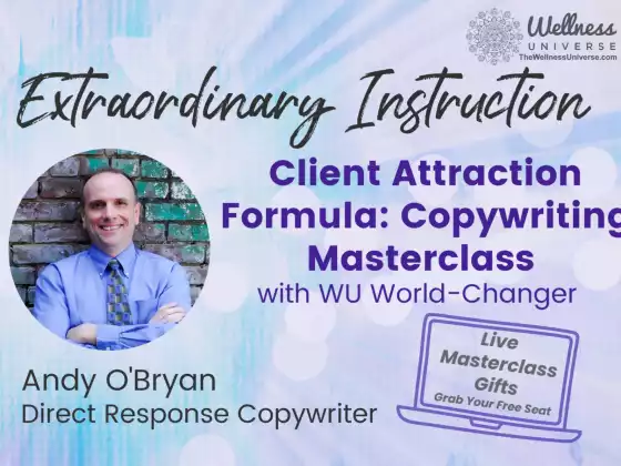 Extraordinary Instruction w Andy O'Bryan: Copywriting Masterclass