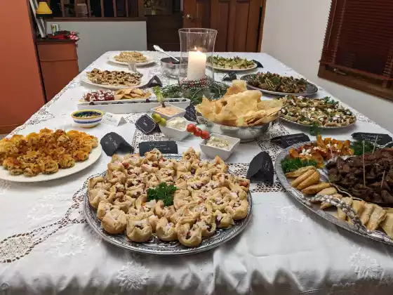 Праздничные небольшие перекусы – растительный способ!
